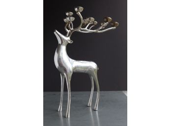 Godinger Silver-plated Reindeer Candleholder For 10 Candles