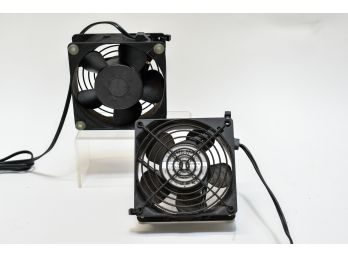 Pair Of NMB-MAT Computer Fans