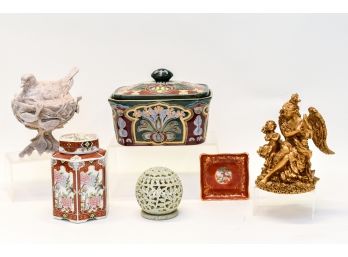 Collection Of Tabletop Decorative Items