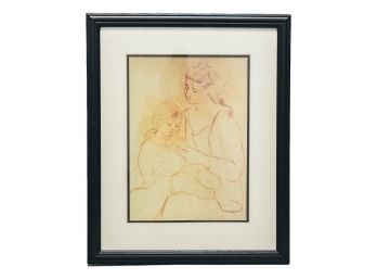 Framed Picasso 'Mother And Child' Framed Print