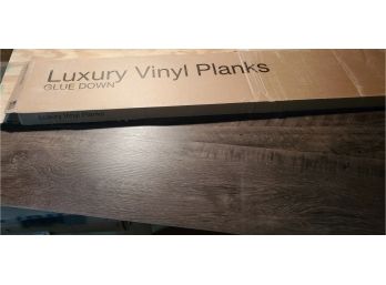 Vintage - New Stock Of Vinyl Planks 4' X 8'. One Case Plus Extras - 22 Total. Wood Grained Patterns.