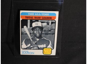 1974 Topps HOFer Hank Aaron Baseball Card