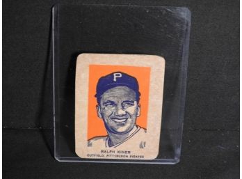 Rare 1952 Wheaties HOFer Ralph Kiner Baseball Card