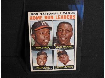 1964 Topps HOFer Hank Aaron Baseball Card