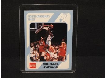 RARE Michael Jordan Coca Cola North Carolina Basketball Card