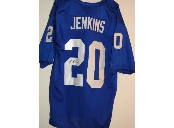 Signed ALL PRO NY Giants Janoris Jenkins Football Jersey With COA