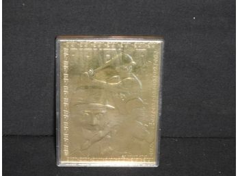 23kt Gold Cal Ripken Jr Baseball Card