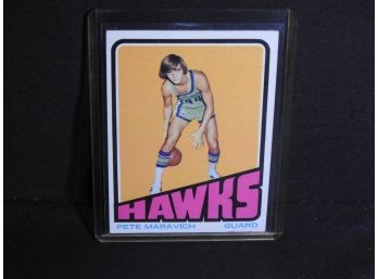 1972 Topps HOFer Pete Maravich 2nd Year Basketball Card