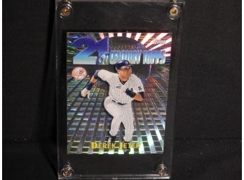 HTF Derek Jeter 21st Century Refractor Insert Card