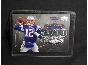 Tom Brady 3000 Yard Passing Special Insert Football Card