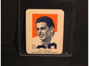 RARE 1952 Wheaties HOFer Otto Graham Football Card