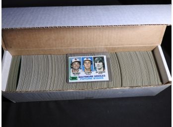 Box Of 1982 Topps Baseball Cards Cal Ripken Jr ROOKIE In Plastic Sleeve