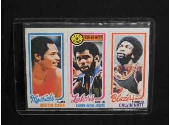 1980 Topps HOFer Kareem Abdul Jabbar Basketball Card