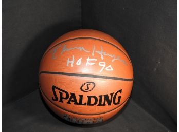 Signed Elvin Hayes HOFer Full Size Basketball With COA