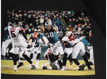 Signed 8 X 10 Photo Of Bryan Braman On The Philadelphia Eagles