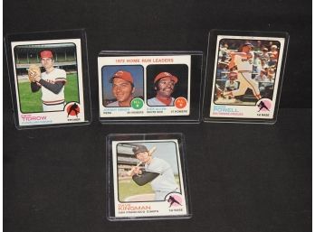 Lot Of 1970s HOFers And Stars Baseball Cards