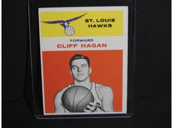 1961 Fleer Cliff Hagan Basketball Card