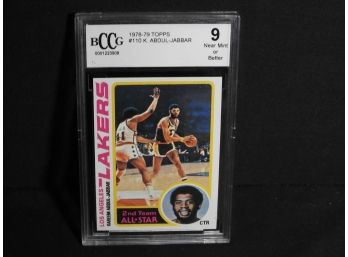 Graded Near Mint 1978 Topps HOFer Kareem Abdul Jabbar Basketball Card