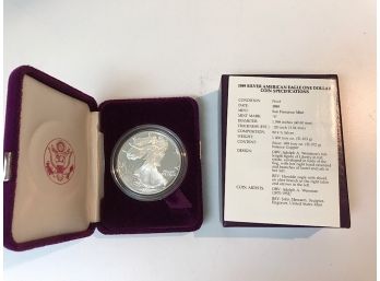 One Ounce Proof Silver Bullion Coin