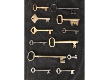 Antique Skeleton Key Lot