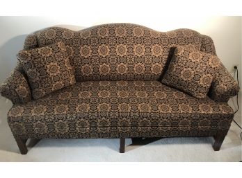 Lancer 5 Leg Sofa Covered In Old Salem Ebony