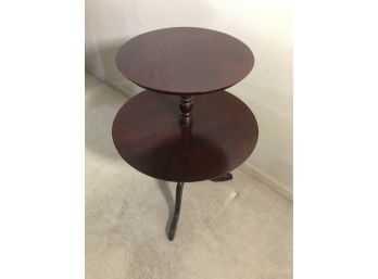 Two Tier Circular Tray Occasional Table