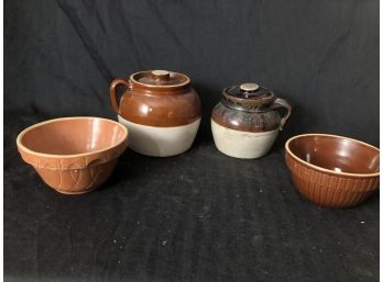 Bean Pots And Vintage Bowls