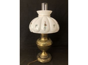 Antique Electric Kerosene Lamp