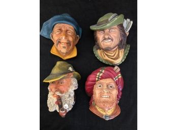 5 Bossons Congleton Chalkware Heads