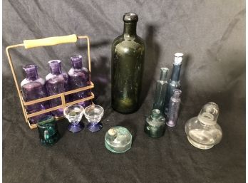 Glass Bottle Collection Antique & New