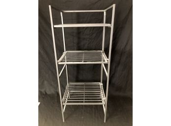 Grey Metal 3 Tier Shelf