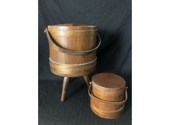 Antique Churning Buckets