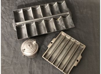 Cast Iron Molds And Glue Pot