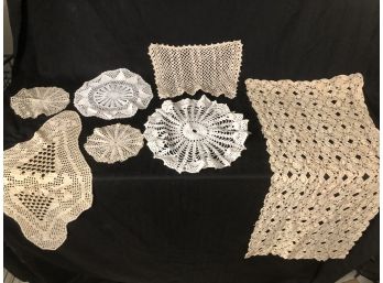 Box Full Of Doilies And Kerchiefs