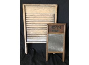 2 Vintage Washboards