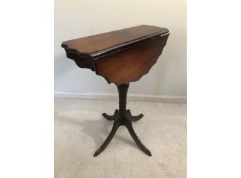 Antique Pie Crust Drop Leaf Table