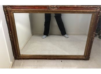 Ornate Framed Beveled Mirror