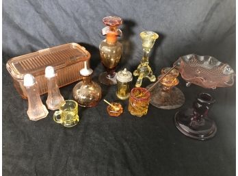 Collection Of Color Glass Pieces