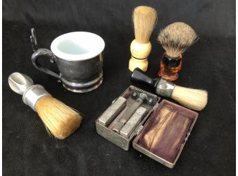 Vintage Shaving Brushes And Razors