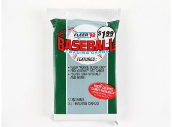 Packs - 1992 Fleer - 1 Large Pack Of 35 Cards