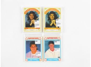 Packs - 1989 Niesen Super Stars - 4 Packs Of 14 Cards