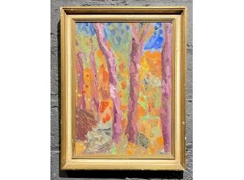 Colorful Vintage Abstract Painting