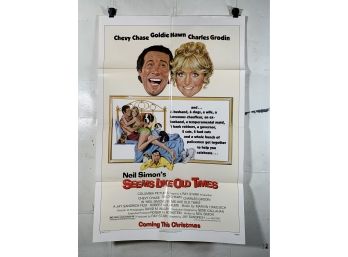 Seems Like Old Times Vintage Folded One Sheet Movie Poster