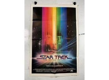 Star Trek Motion Picture Advance Vintage Folded One Sheet Movie Poster