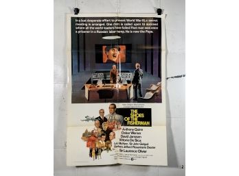 The Shoes Of The Fisherman Vintage Folded One Sheet Movie Poster