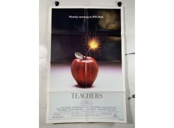 Teachers Vintage Folded One Sheet Movie Poster