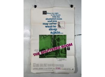 The Shuttered Room Vintage Folded One Sheet Movie Poster