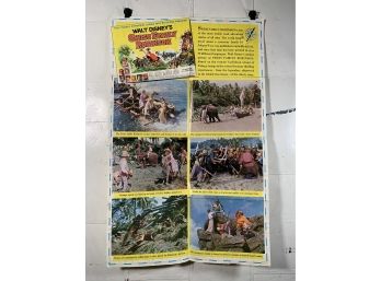 Walt Disneys Swiss Family Robinson Vintage Folded One Sheet Movie Poster