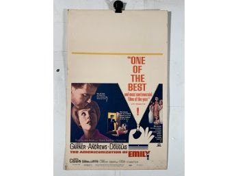 The Americanization Of Emily Vintage Movie Theater Thick Stock Window Card