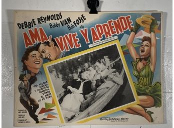 The Affairs Of The Dobie Girls Vintage Movie Theater Lobby Card